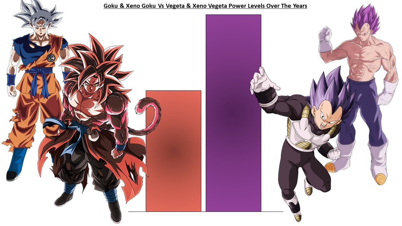 Xeno Goku & Goku Vs Vegeta & Xeno Vegeta