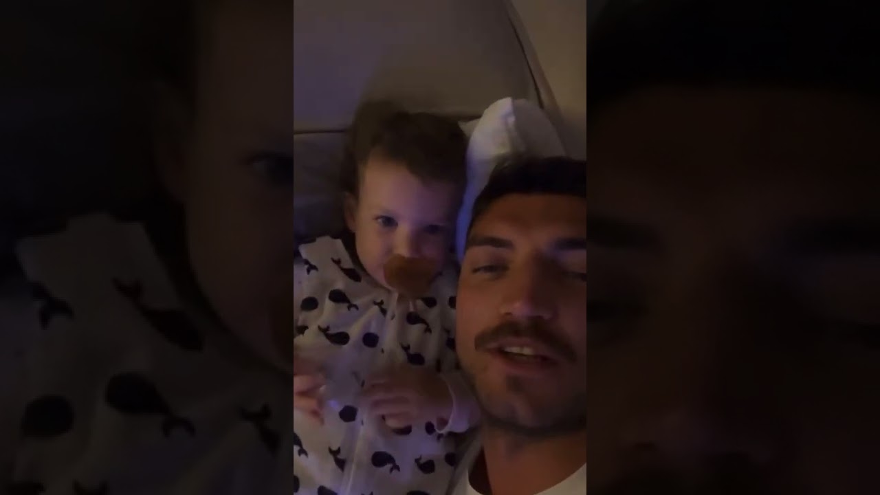 AZZURRA E LE COCCOLE CON IL PAPÀ 🧸✨ Marco Fantini - 03/05/2022🎬