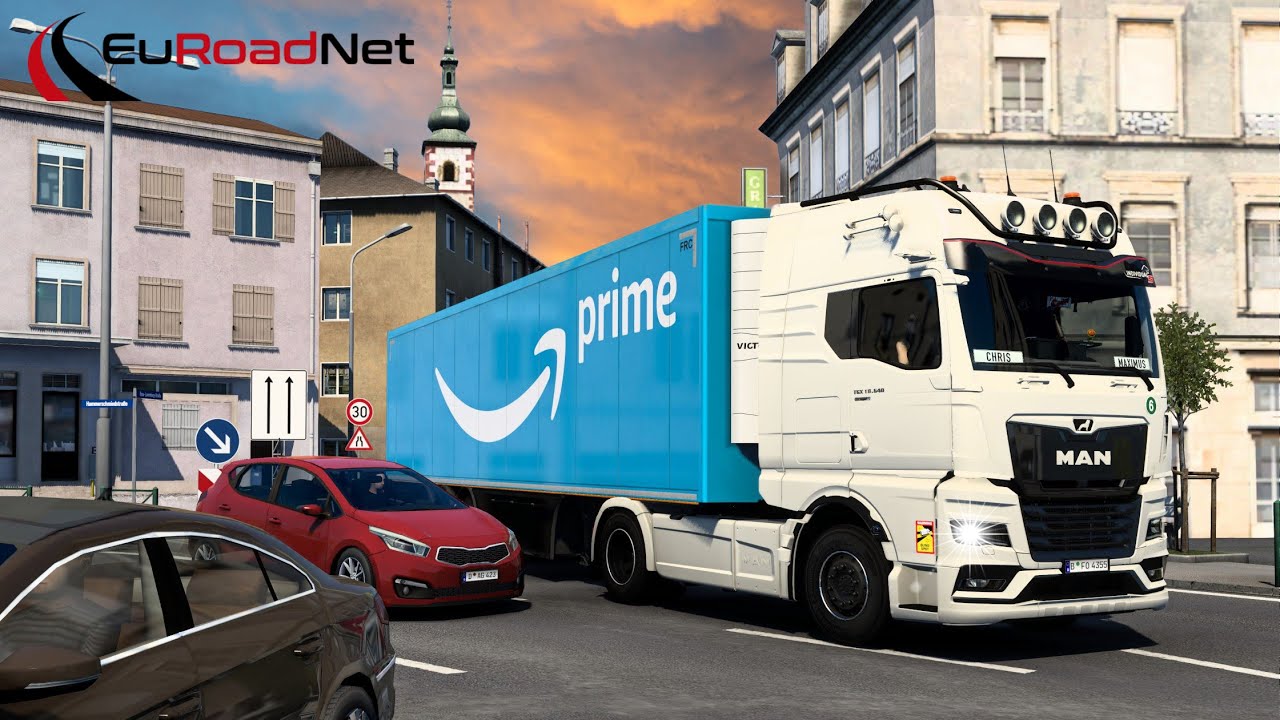 ETS2 EuRoadNet - Zittau nach Forst I MAN TGX 2020 [2448] EURO TRUCK SIMULATOR 2