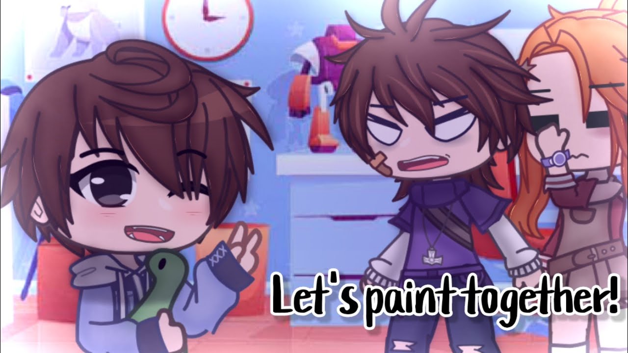 Painting With Baby Michael