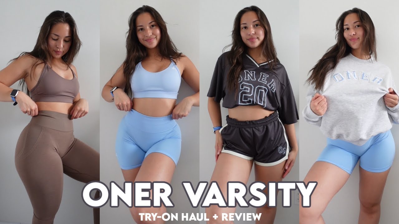 ONER ACTIVE VARSITY CAPSULE | what's launching, sizing, try-on haul