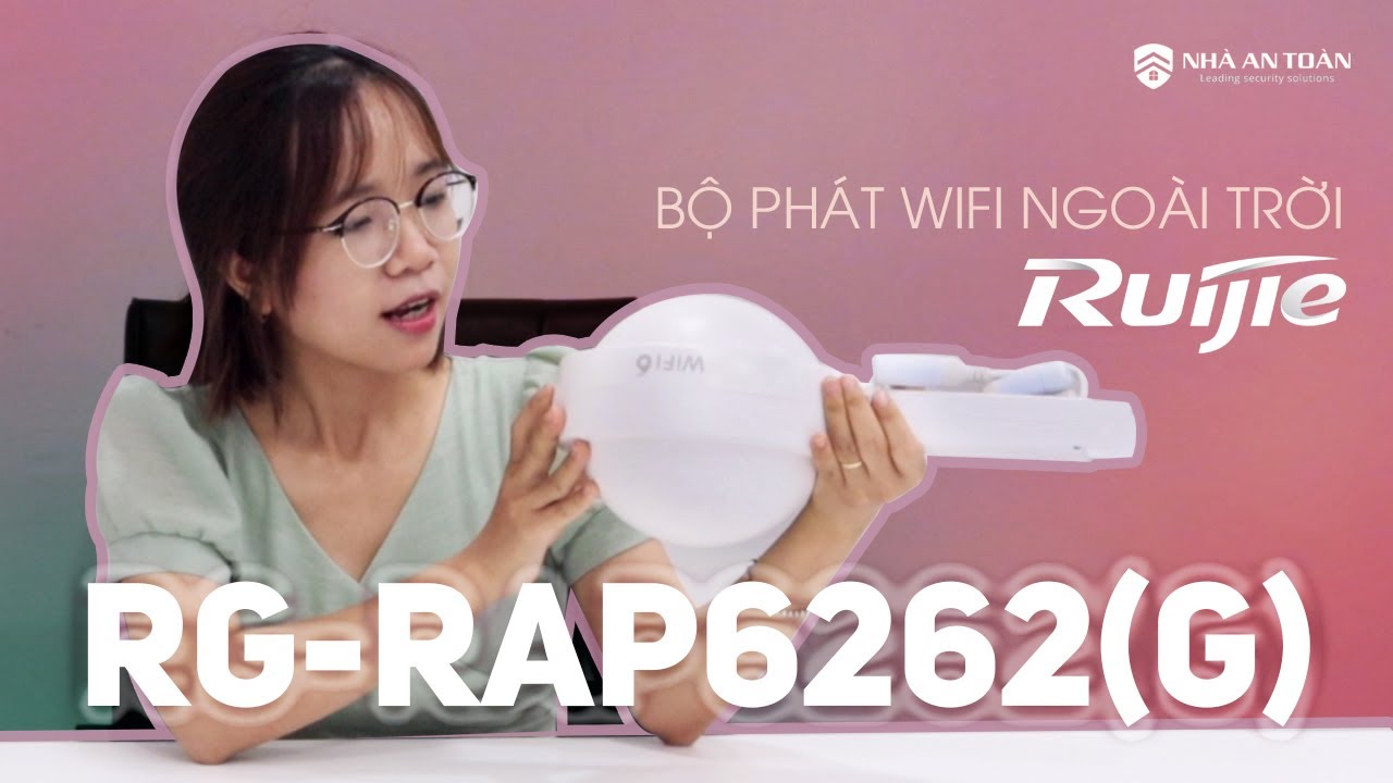 Bộ phát wifi ngoài trời Ruijie RG-RAP6262(G) - Phát sóng mạnh mẽ, chống chịu mọi thời tiết