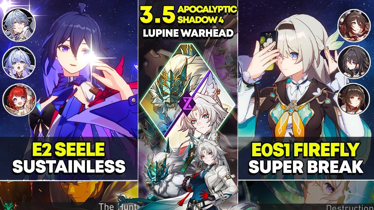 E2 Seele Sustainless & E0S1 Firefly Super Break | Apocalyptic Shadow 4 | Honkai Star Rail 3.5