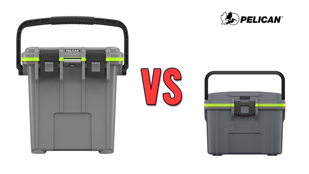 Pelican 20 QT vs. 8 QT Elite Coolers, a Side by Side Comparison and Review