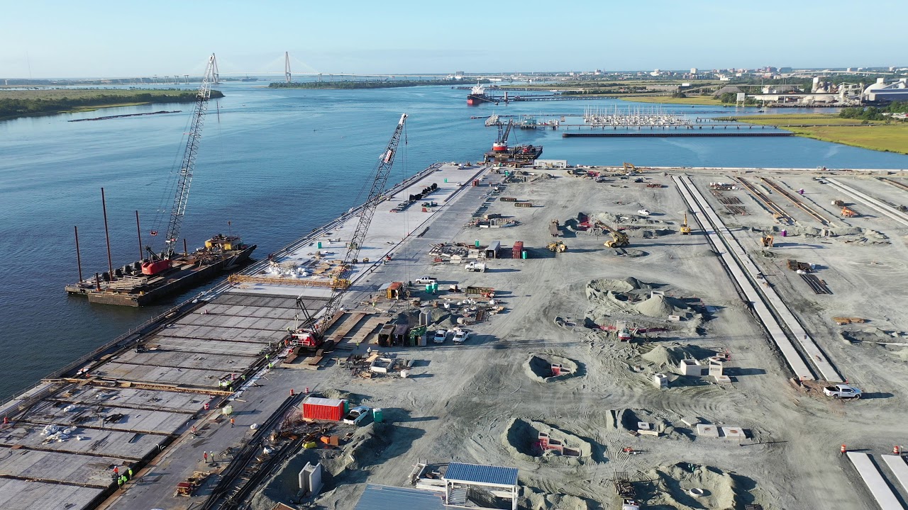 1,400 foot berth at Hugh K. Leatherman Terminal - the country's newest container facility