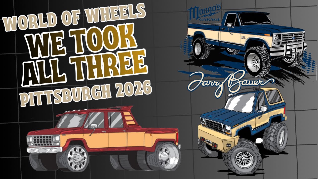 We Took Three Bullnose Fords To World Of Wheels Pittsburgh! 
