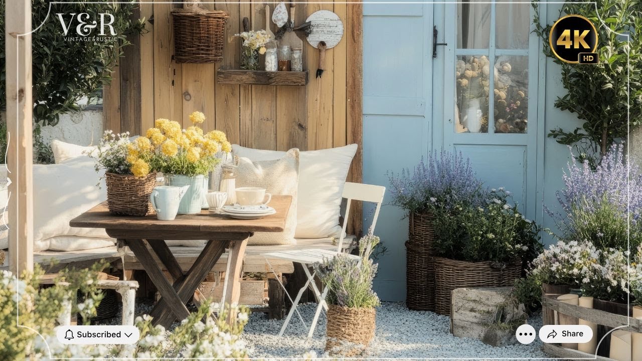 DIY Garden Decorations: Transform Your Outdoor Space with Rustic Cottagecore & Upcycled Ideas