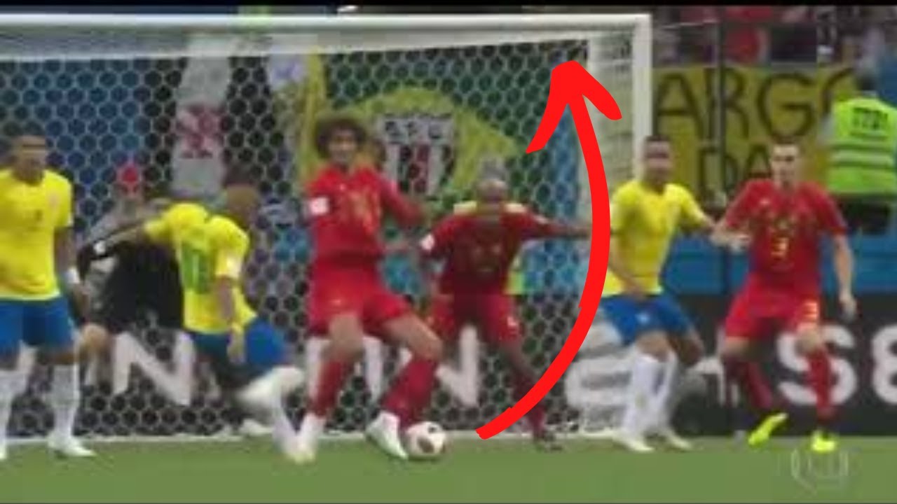 Defesa do Courtois contra o Brasil na Copa do Mundo