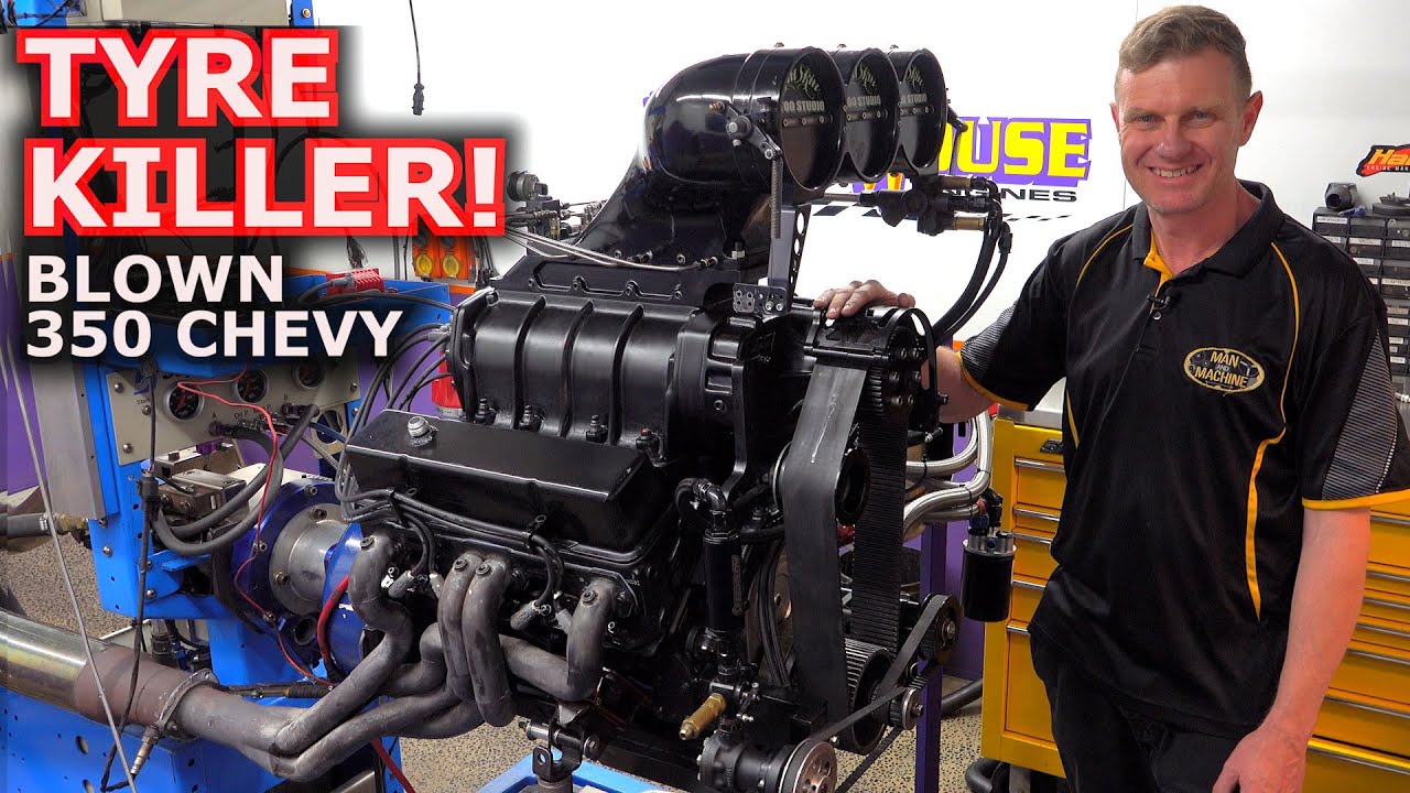 BLOWN 350 Small Block Chevy | УНИЧТОЖИТЕЛЬ ШИН!