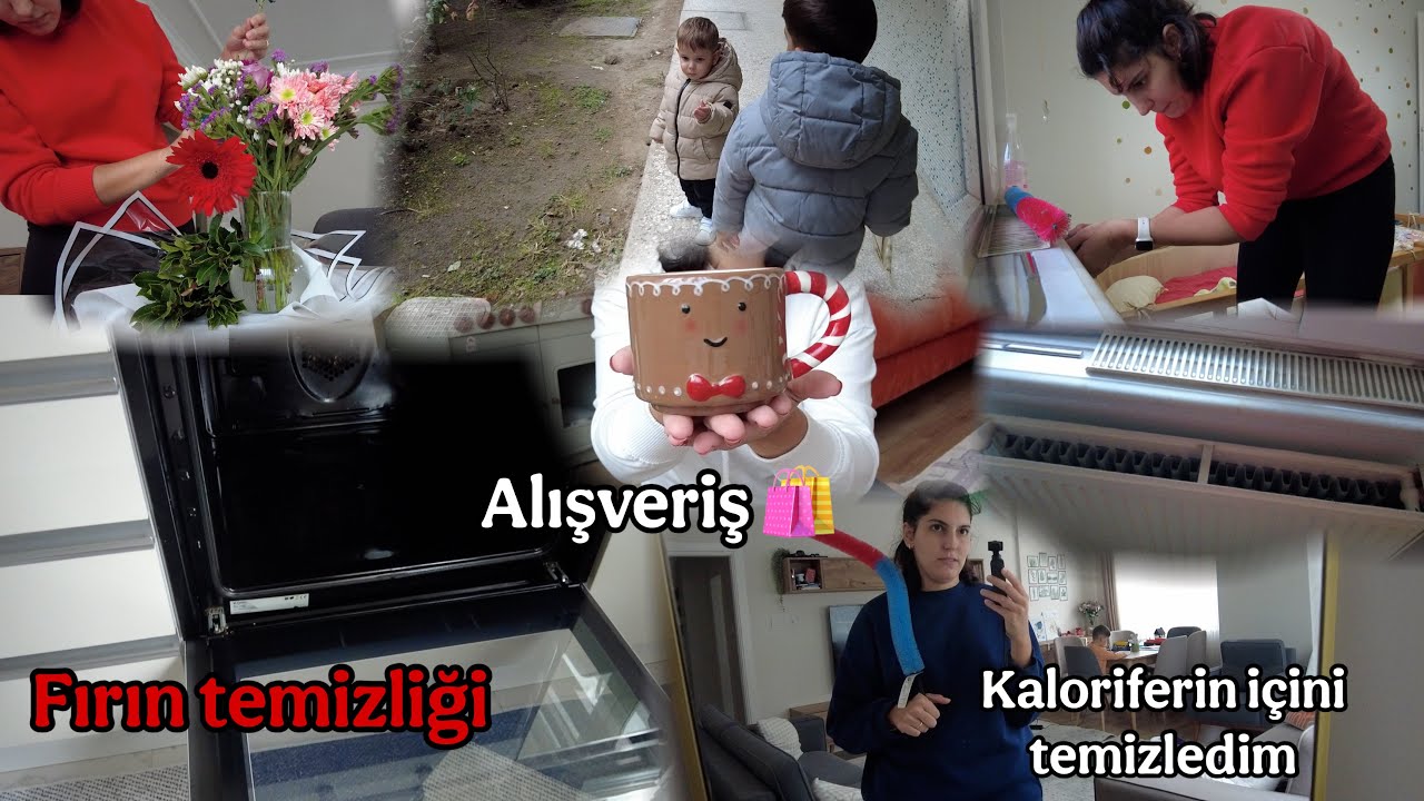 FIRIN TEMİZLİĞİ | KALORİFER PETEKLERİNİ TEMİZLEYELİM | KIŞLIK ALIŞVERİŞ | ÇİÇEK BAKIMI 💐