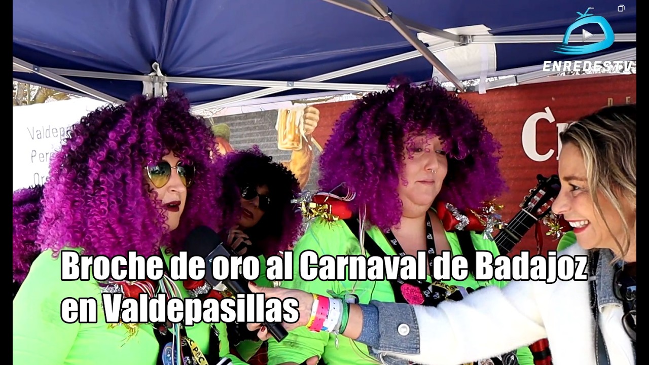 BROCHE DE ORO AL CARNAVAL EN VALDEPASILLAS