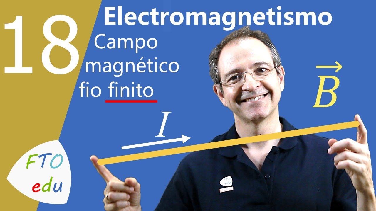 Eletromagnetismo | campo magnetico de um fio finito para um fio infinito |  - FTOedu