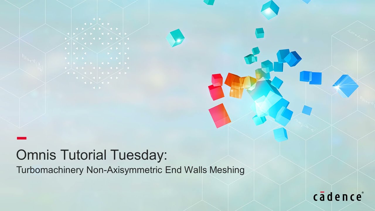 Meshing Non-Axisymmetric Turbomachinery End Walls in Omnis