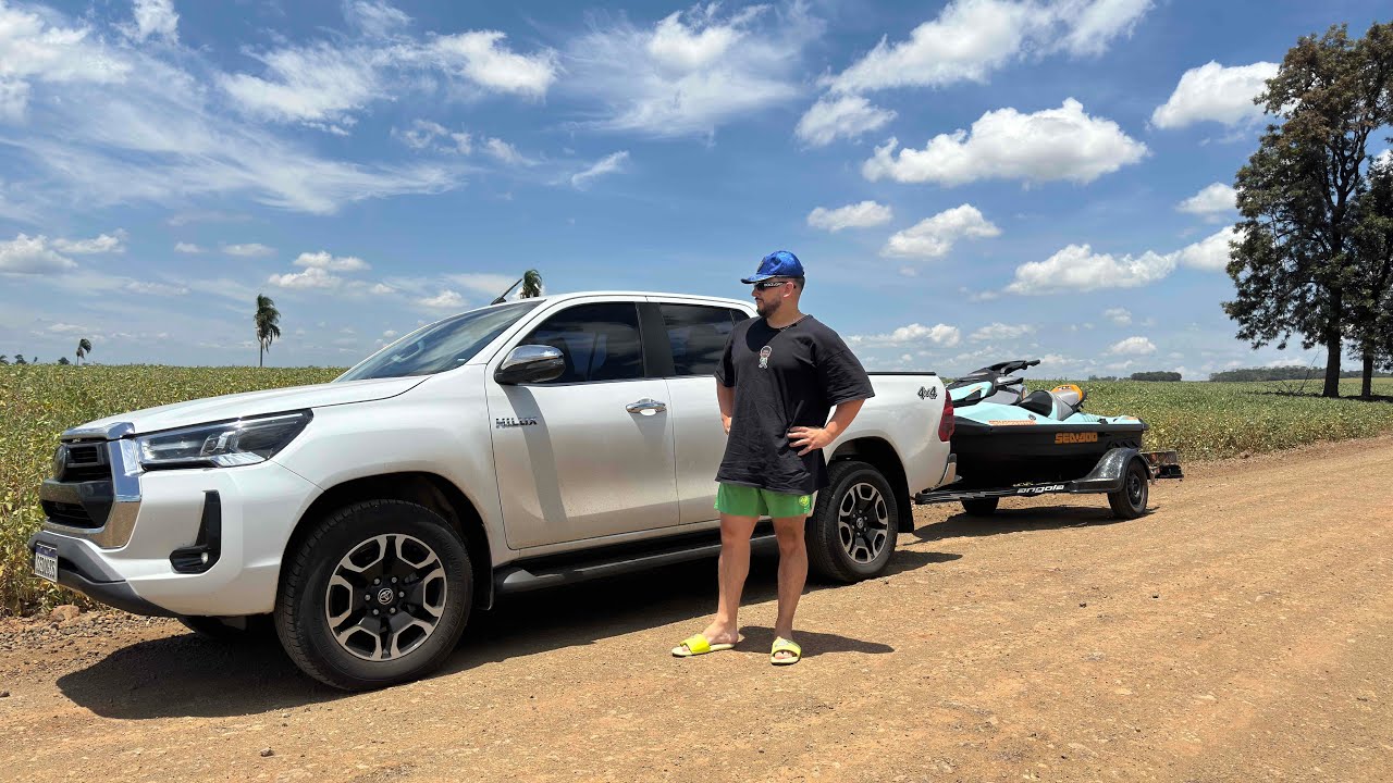 HILUX SRX EM 2024 NA ESTRADA #hilux #toyota #carros #estrada