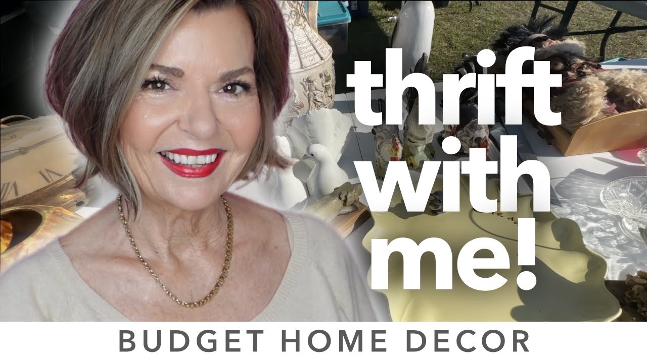 HUGE Flea Market on a FARM! Thrift with Me | Thrifting Vlog