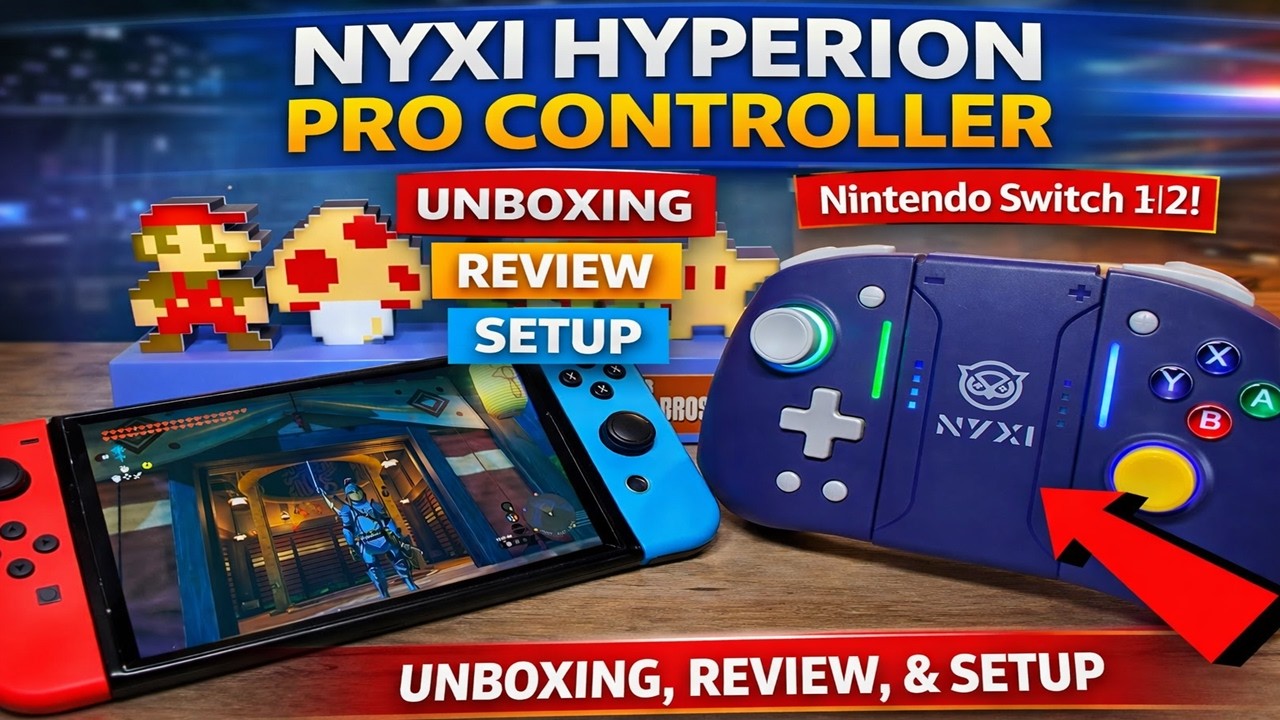 NYXI HYPERION PRO CONTROLLER - Unboxing, Review, & Setup - Nintendo Switch 1|2!