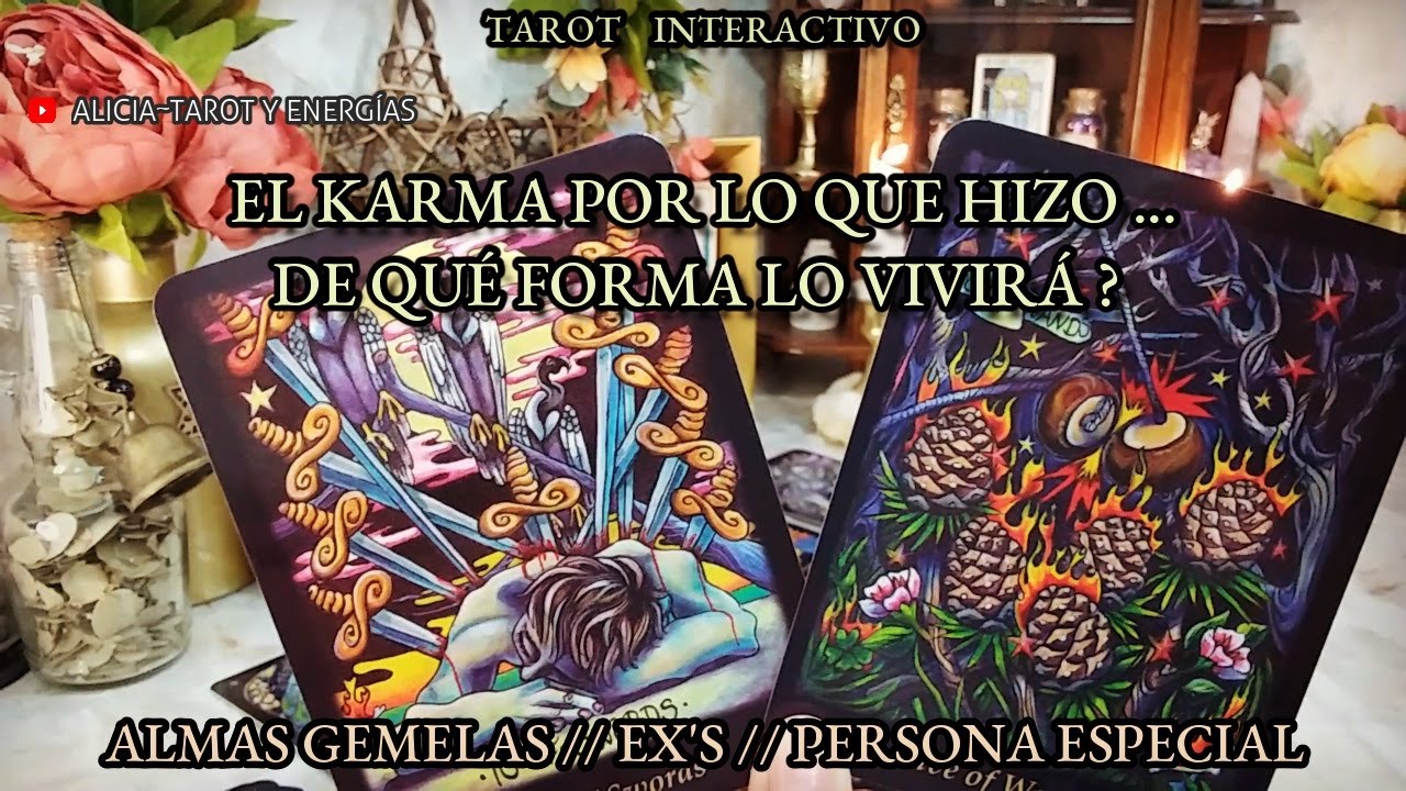 ✨El Karma por lo que Hizo...  🌬🌀💥De qué Forma lo Vivirá?🔮 #tarot Interactivo✨