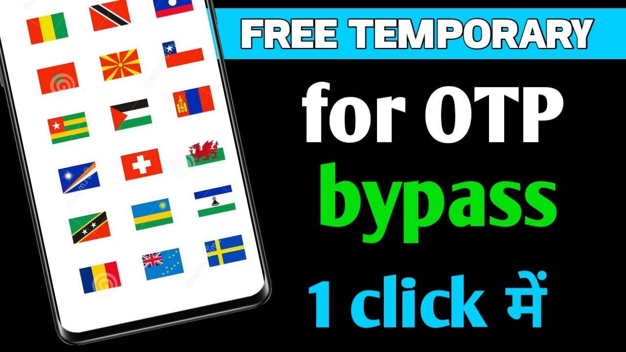 temporary number for sms verification code | how to get free indian number for otp verification code