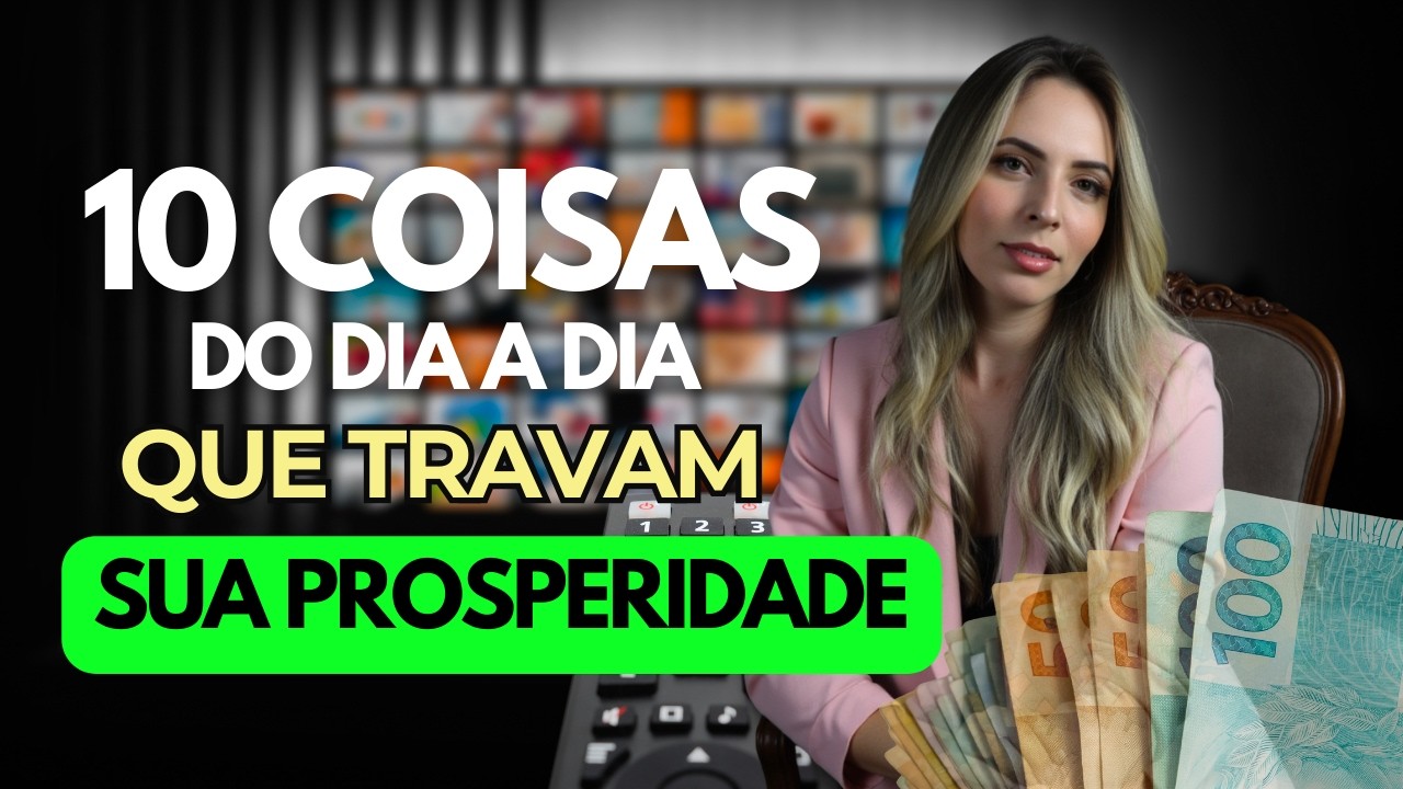 Essas 10 COISAS estão SABOTANDO sua PROSPERIDADE todos os dias