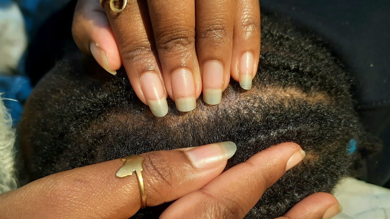 ASMR ~Rare and Super Attentive Scalp Scratching with natural nails and Blowing Sounds #asmr#relaxing
