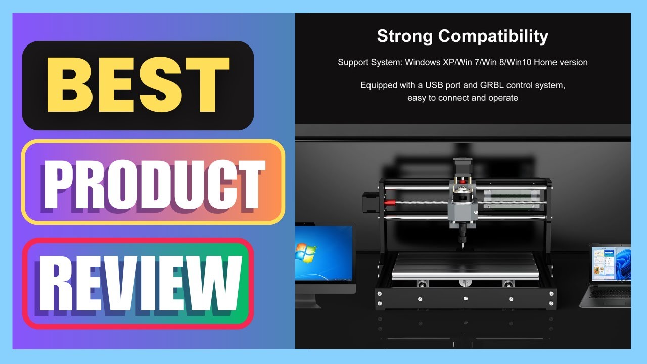 Best Review TWOTREES CNC Router TTC3018 With ER11 CNC Engraving