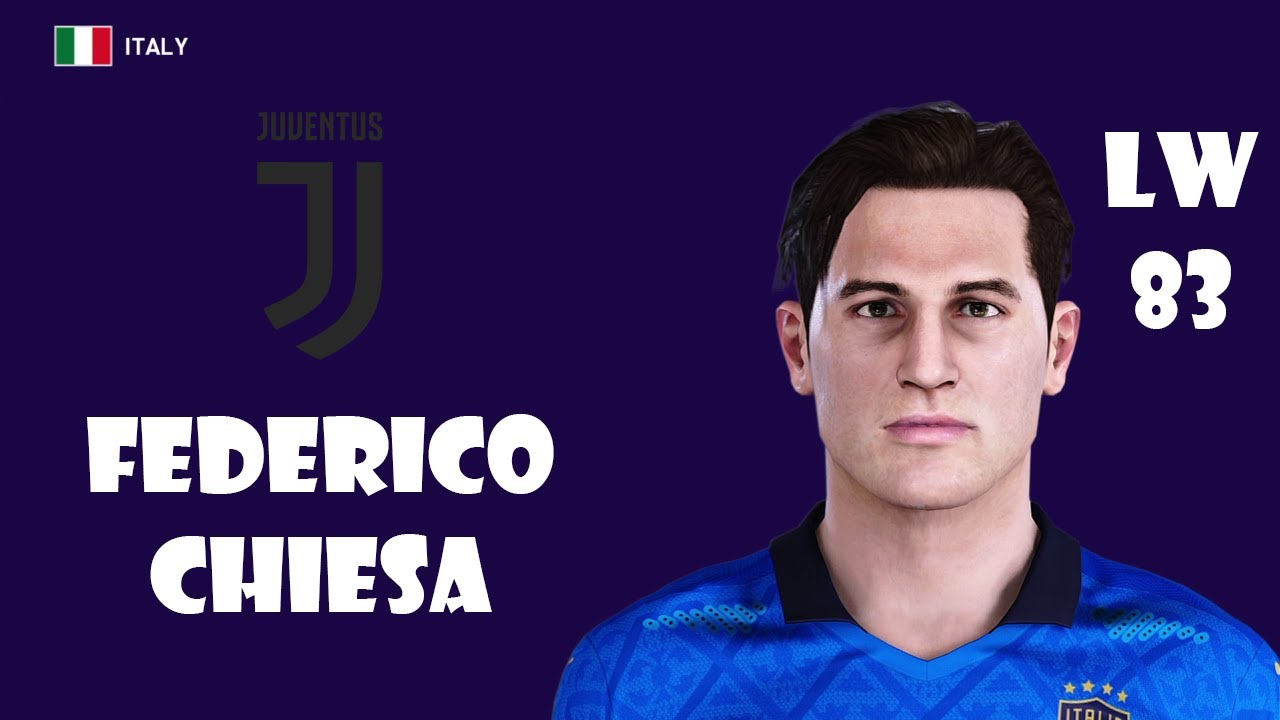 Federico Chiesa eFootball PES Face Build Stats