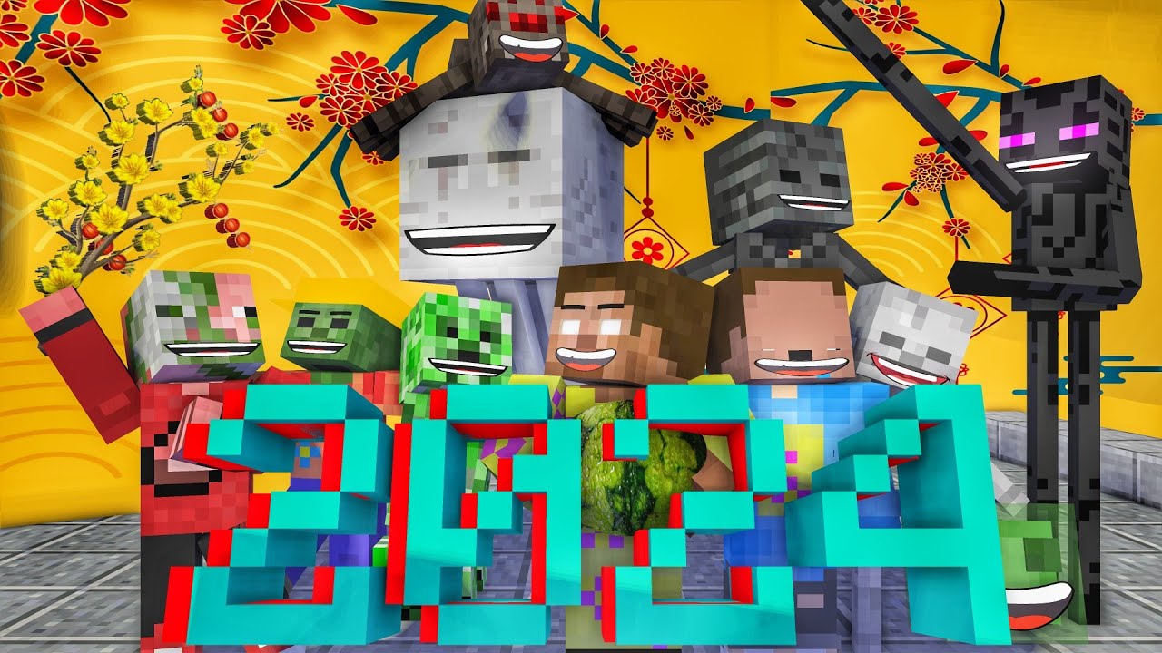[ Lớp Học Quái Vật ] NHÌN LẠI MỘT NĂM 2024 ĐÃ QUA ( Phần 2 )  | Minecraft Animation