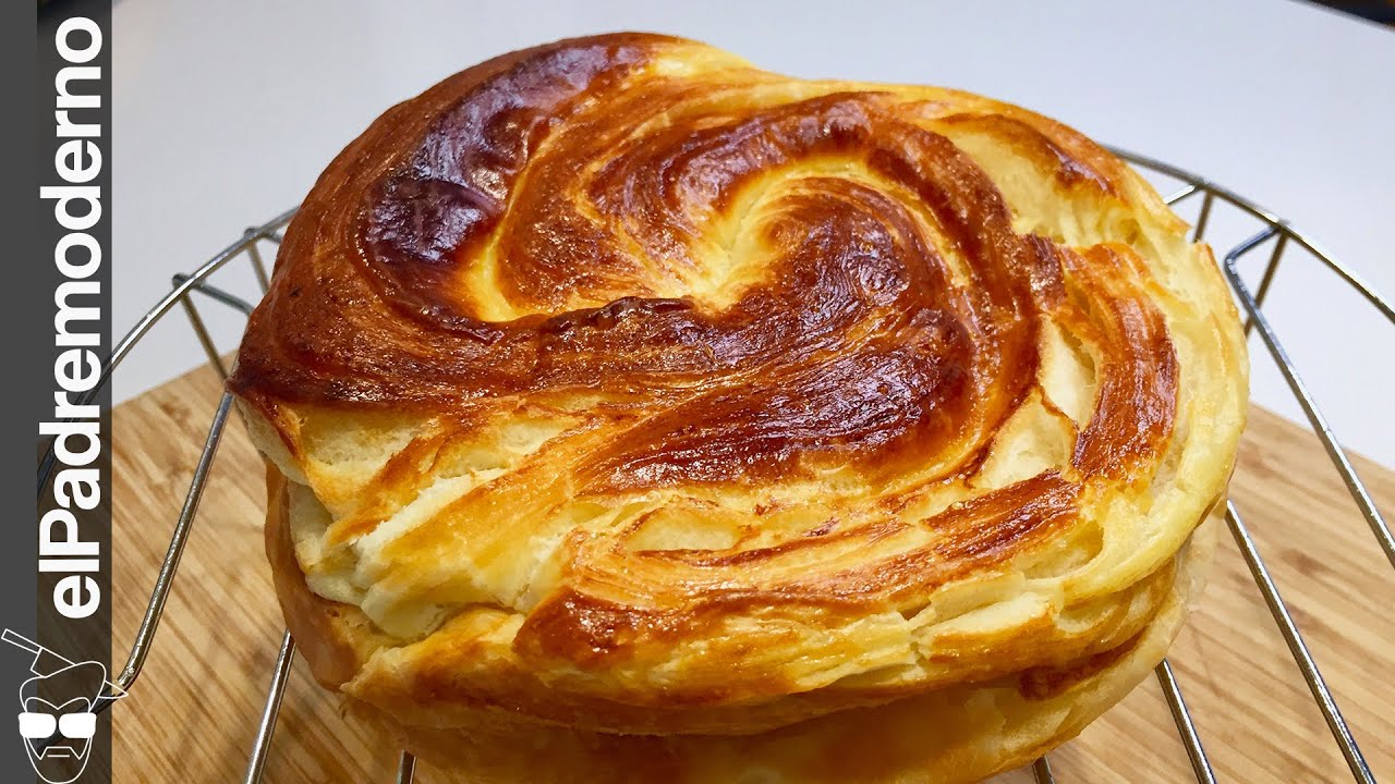 El PAN de LECHE casero hojaldrado tipo croissant ¡Parece una nube!