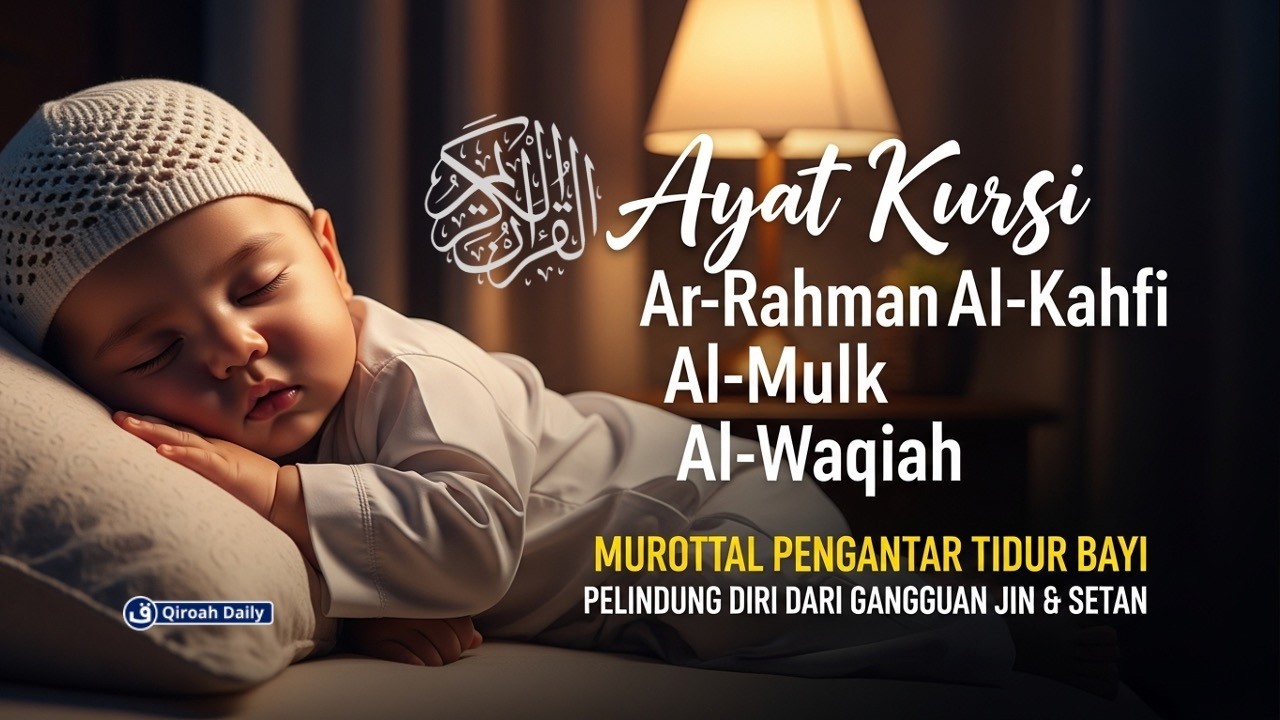 MUROTTAL AL-QURAN MERDU | AYAT KURSI, AR RAHMAN, AL KAHFI, AL MULK, AL WAQIAH | PENGANTAR TIDUR