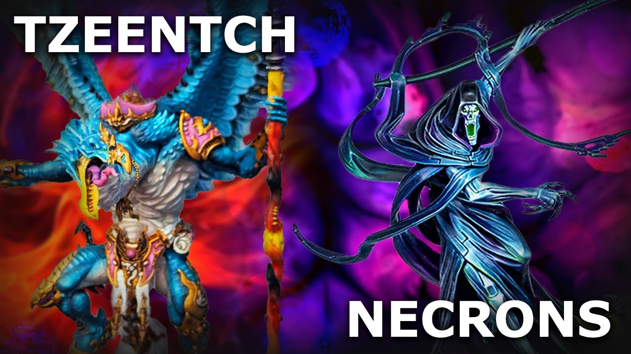 *NEW TZEENTCH* VS NECRONS WARHAMMER 40000 BATTLE REPORT