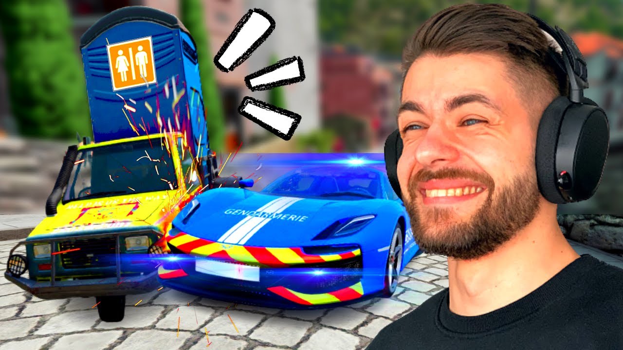 POLICE VS VOLEUR 5 sur BeamNG