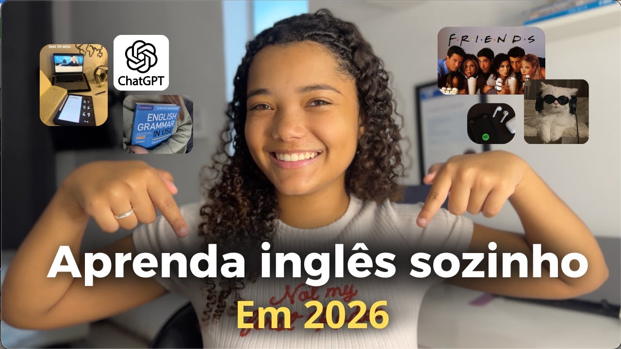 Como aprender inglês SOZINHO? 🇺🇸 o básico que funciona.