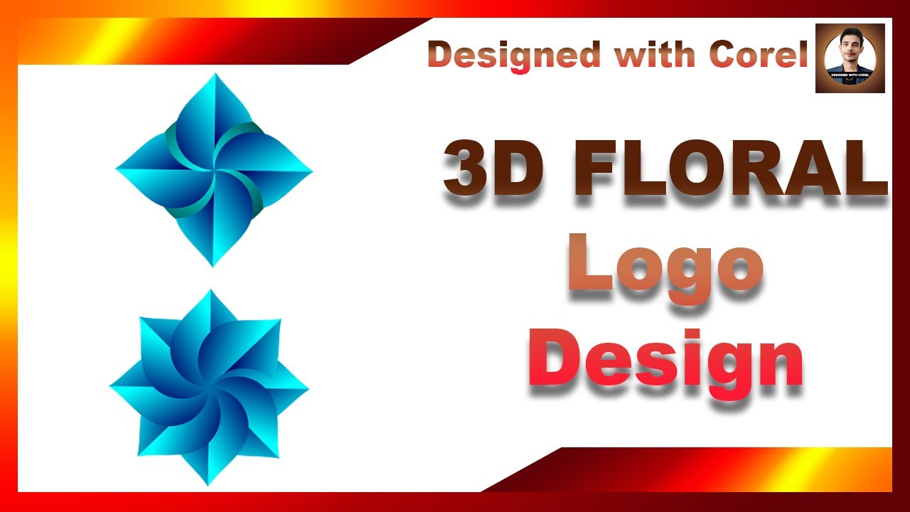 3D Logo Design #corelDraw #designedwithcorel #corelDrwawtips