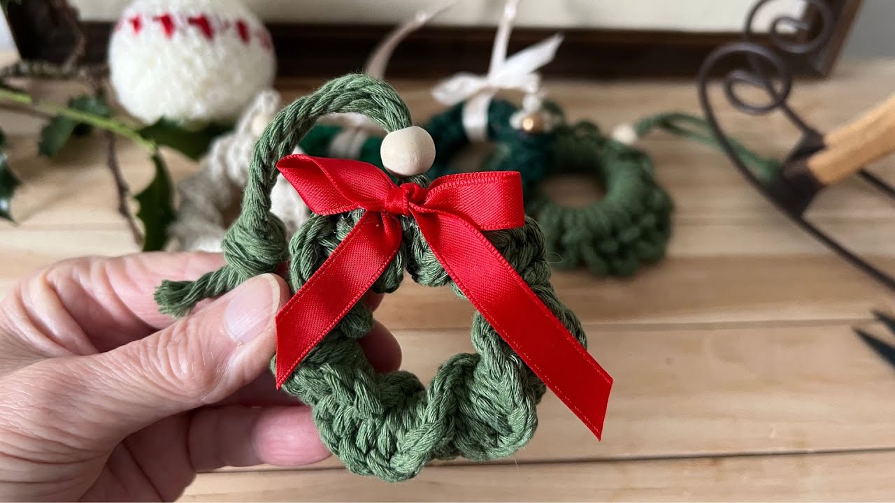 Mini Macrame Wreath Tutorial – Cute & Simple Handmade Decor