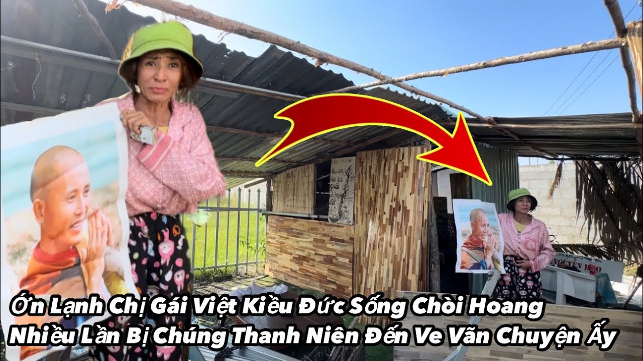 Kỳ lạ ph&aacute;t hiện Chị G&aacute;i Việt Kiều Đức sống trong ch&ograve;i hoang, nhiều lần bị ch&uacute;ng thanh ni&ecirc;n Ớn &Oacute;c