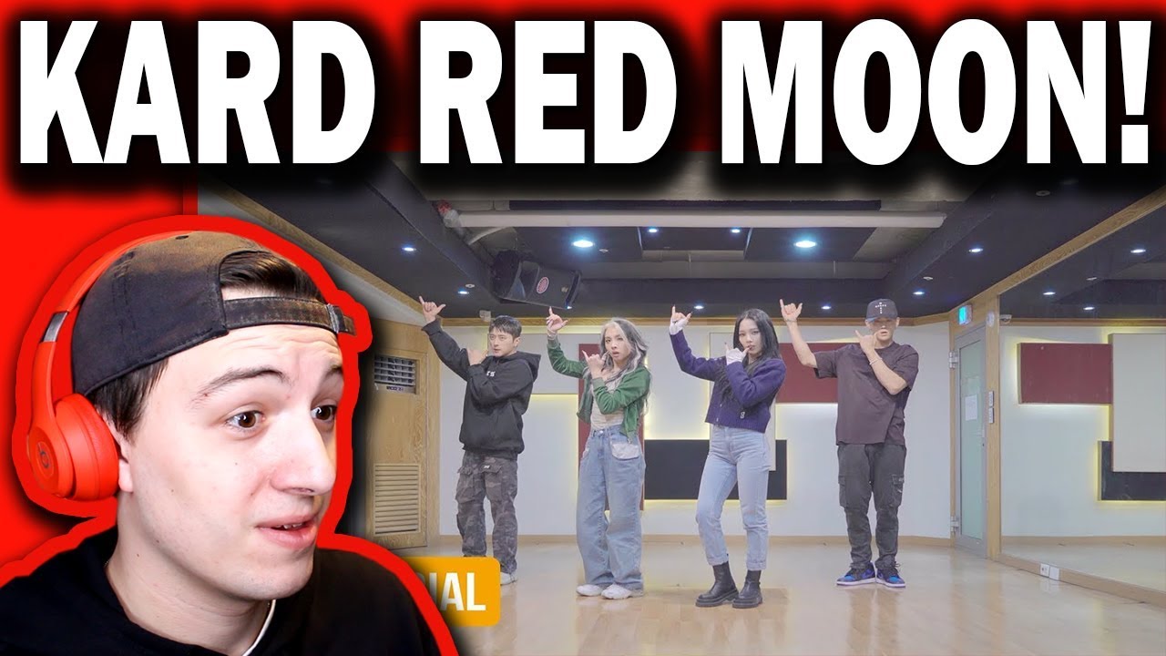 KARD - RED MOON _ 안무 영상 (Dance Practice) REACTION!