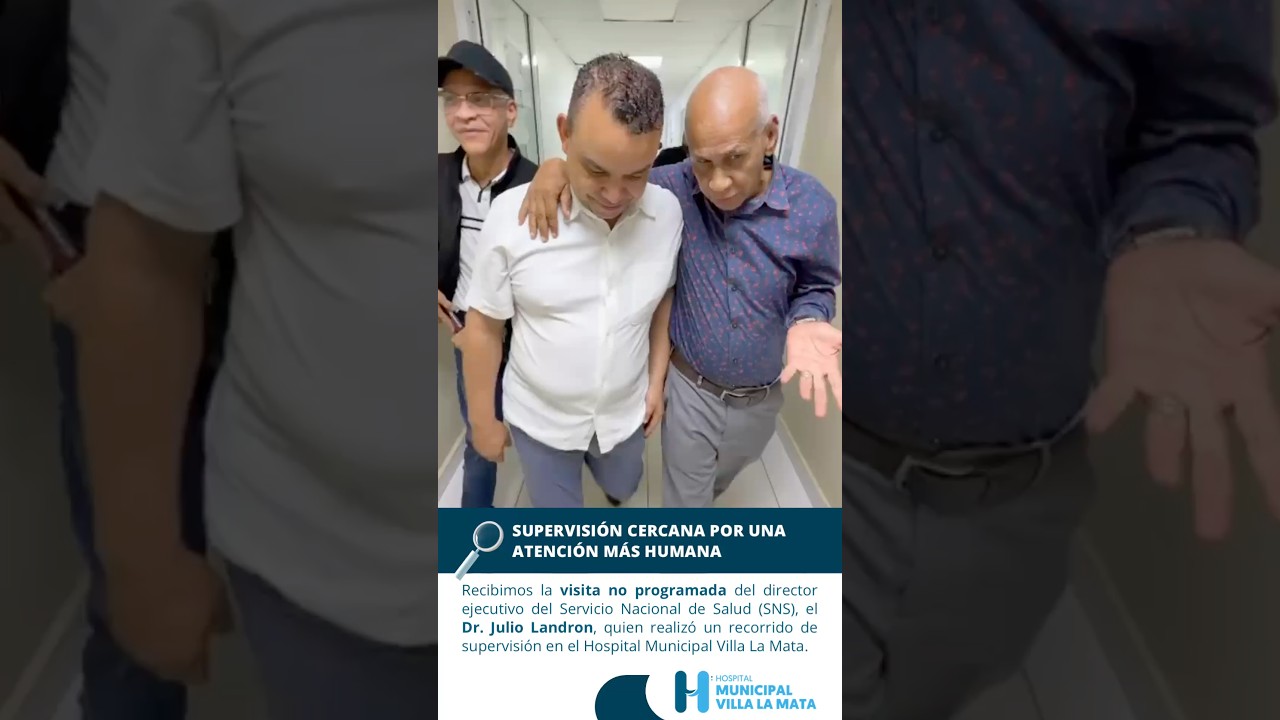 🔎🏥Recibimos la visita No Programada del Director Ejecutivo del SNS, Dr. Julio Landron. #SNSRD
