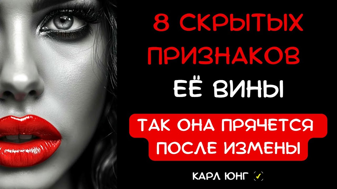 👁️ ПСИХОЛОГИЯ ПРЕДАТЕЛЬСТВА от Карла Юнга: Как женская ВИНА КРИЧИТ об измене, а мужчины не слышат