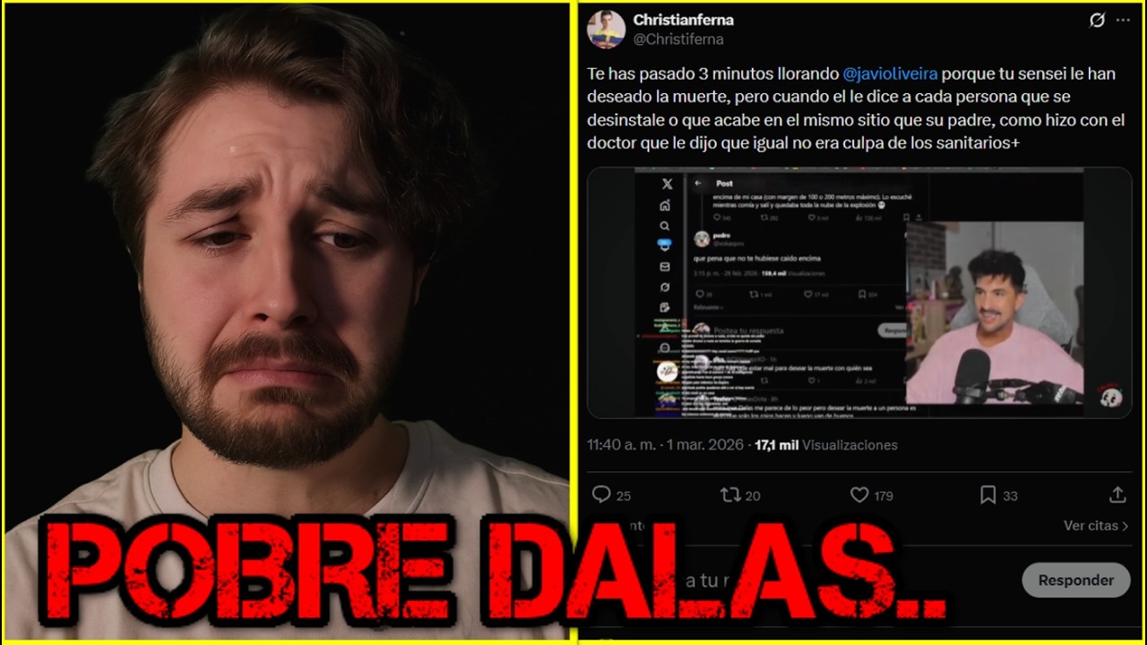 JAVIOLIVEIRA DEFIENDE A DALAS DE LOS HATERS MALITOS DESEANDOLE LA MU3RT3