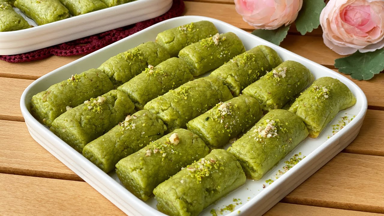 Şiişt Çaktırmayın🤫Yiyenler Fıstıklı Sanıyor🙈Lokum Kıvamında Yalancı Fıstık Sarma Tarifi