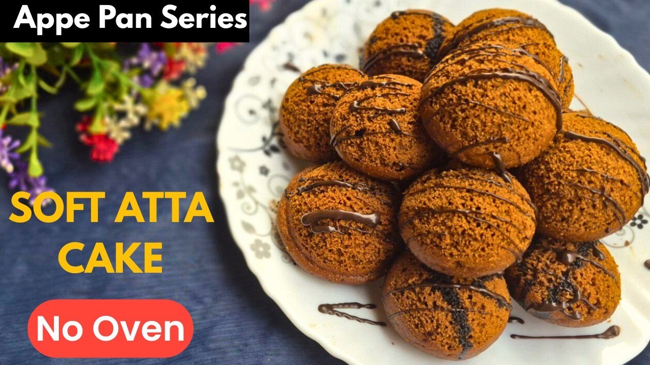 Healthy Gud Cake in Appe Pan | No Oven Eggless Cake Receipe