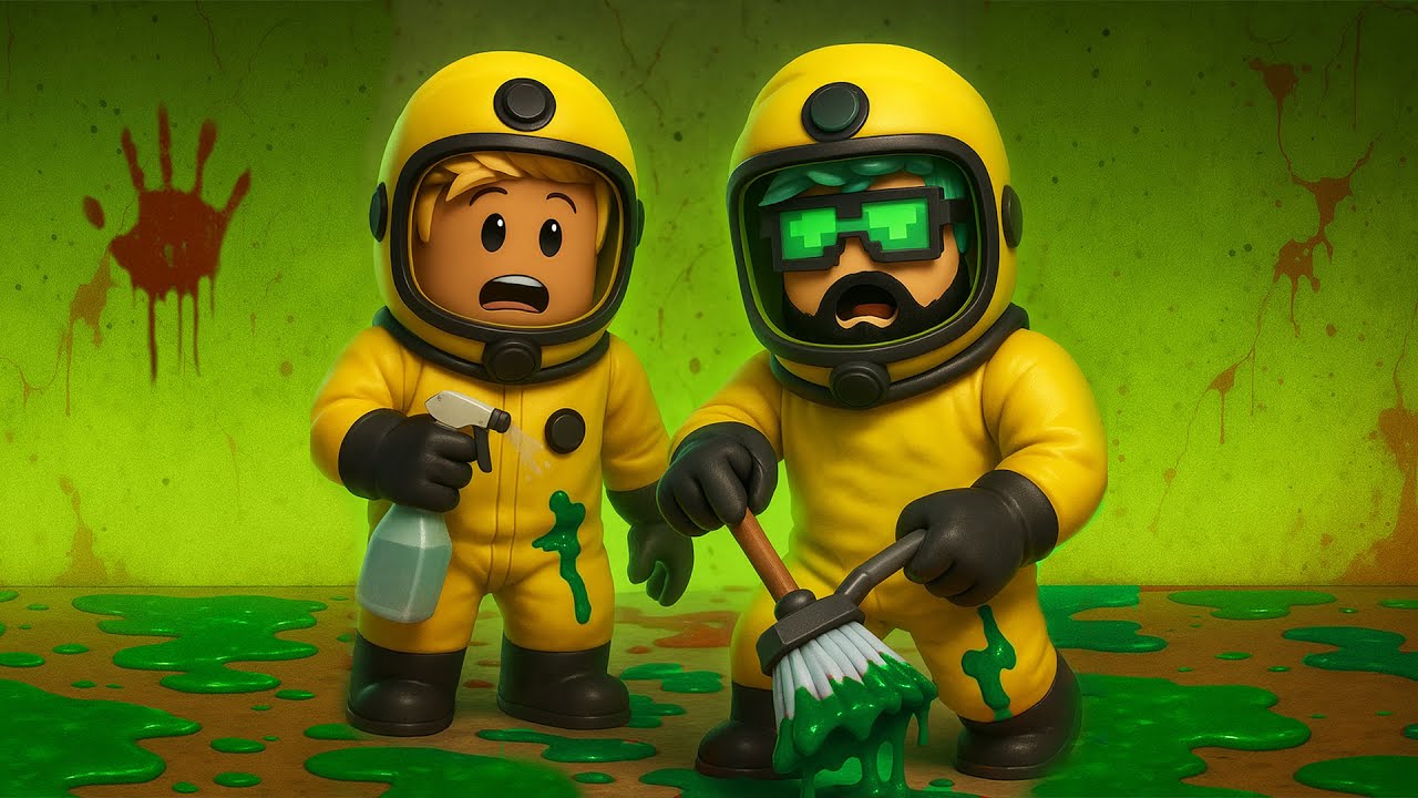 ROBLOX - 🧹TEMİZLİKÇİ OLUP HERŞEYİ TEMİZLİYORUZ 🧼| Disaster Janitor