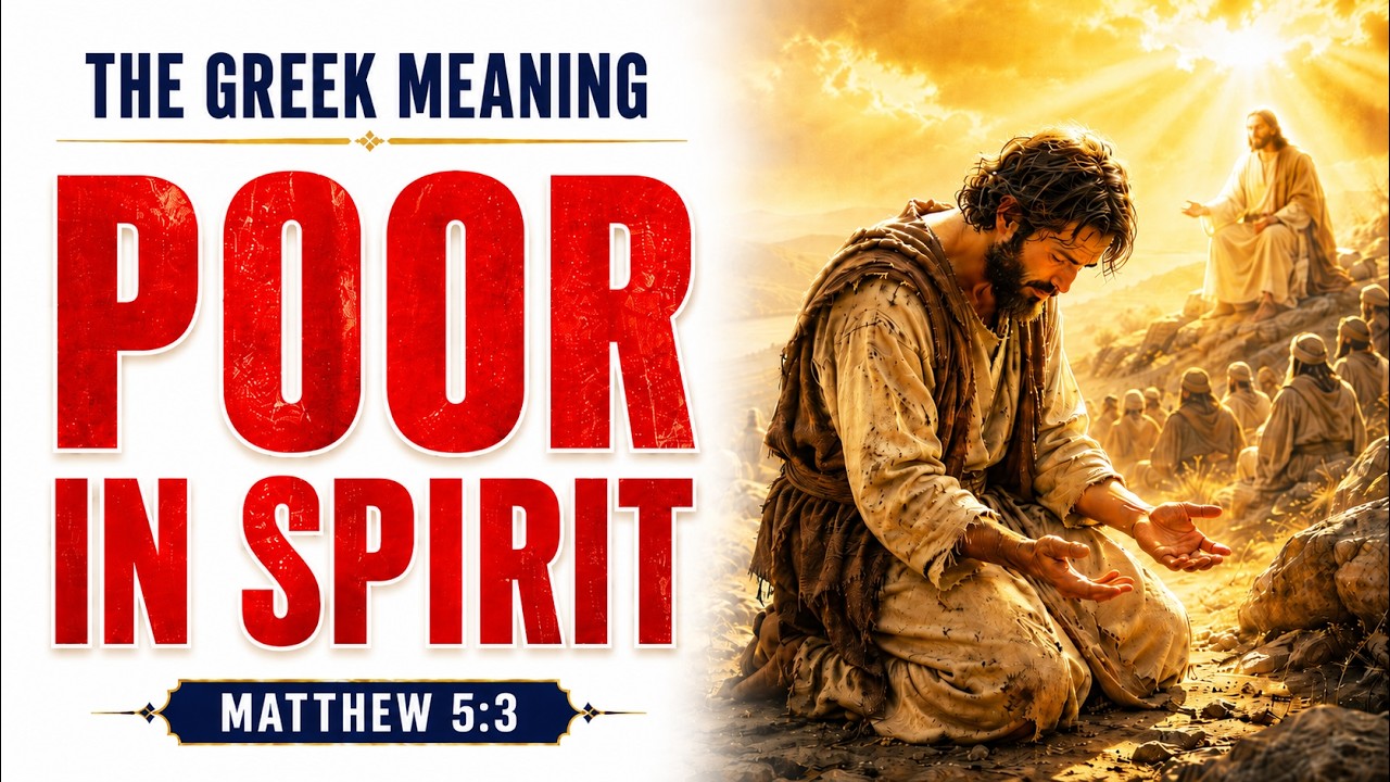 Matthew 5:3: The Greek Meaning of &ldquo;Poor in Spirit&rdquo; Why Need Is Blessed | Deep Bible