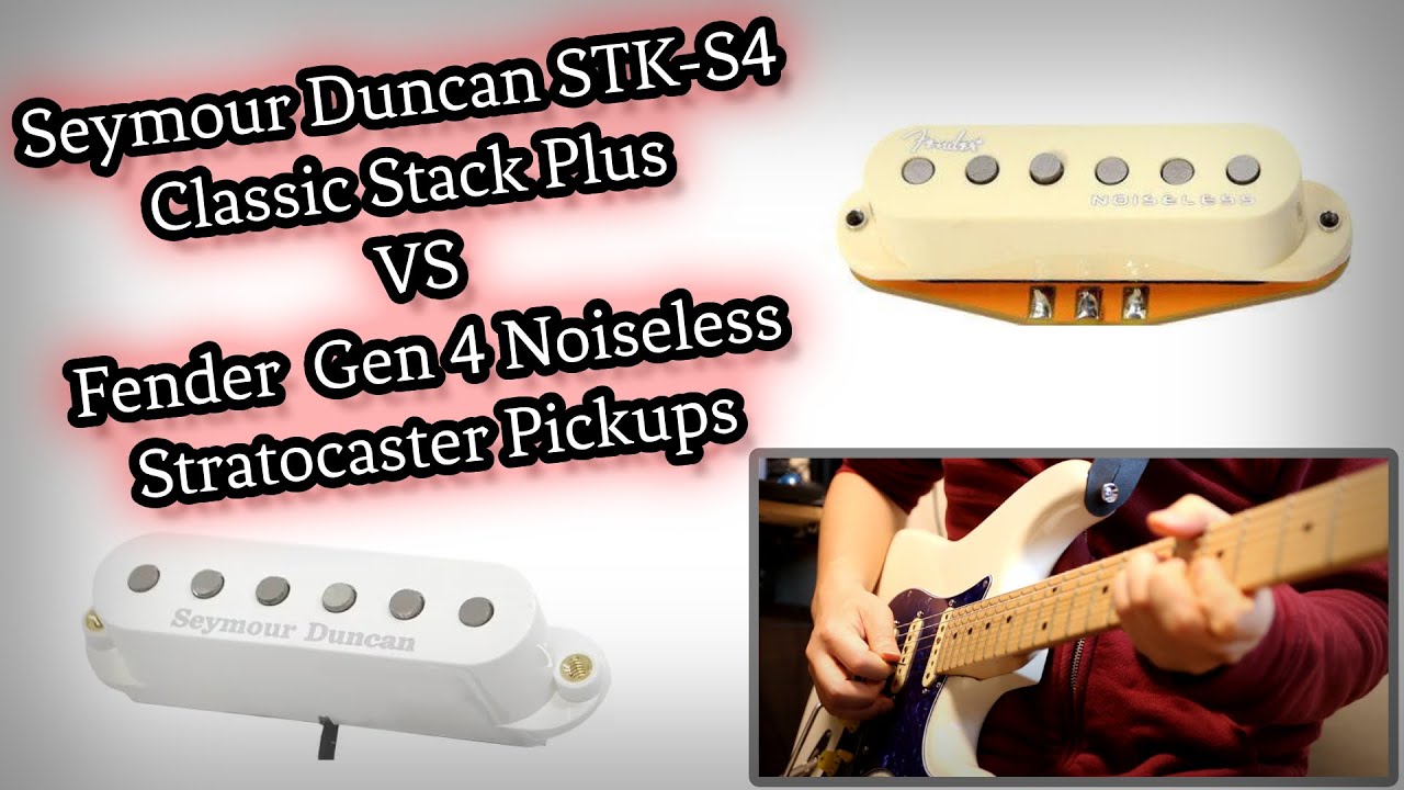 Seymour Duncan STK-S4 Classic Stack Plus VS Fender Gen 4 Noiseless Stratocaster Pickups