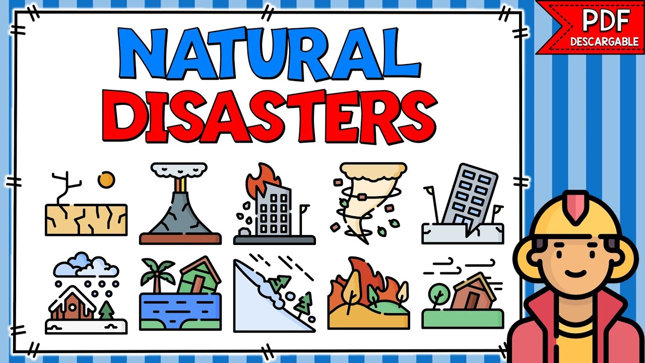 DESASTRES NATURALES EN INGLÉS - NATURAL DISASTERS | PALABRAS DEL CLIMA EN INGLÉS Y ESPAÑOL | WEATHER