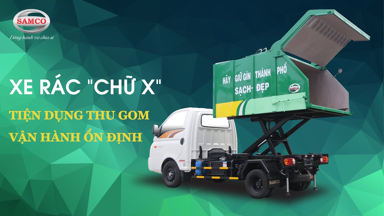 SAMCO giới thiệu Xe gom rác 