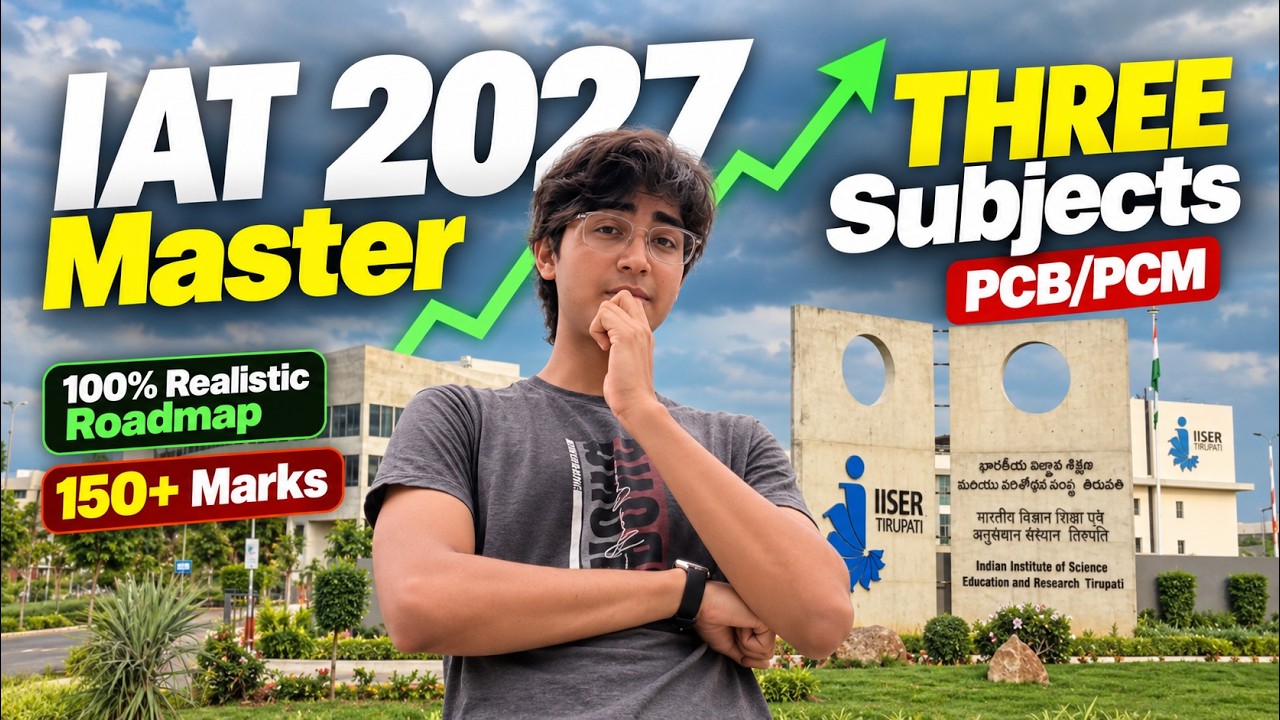 Can You Crack IISER with Only 3 Subjects?🤔 Ultimate IAT 2027 Strategy+Best PYQ Resource Revealed! 📚🔥