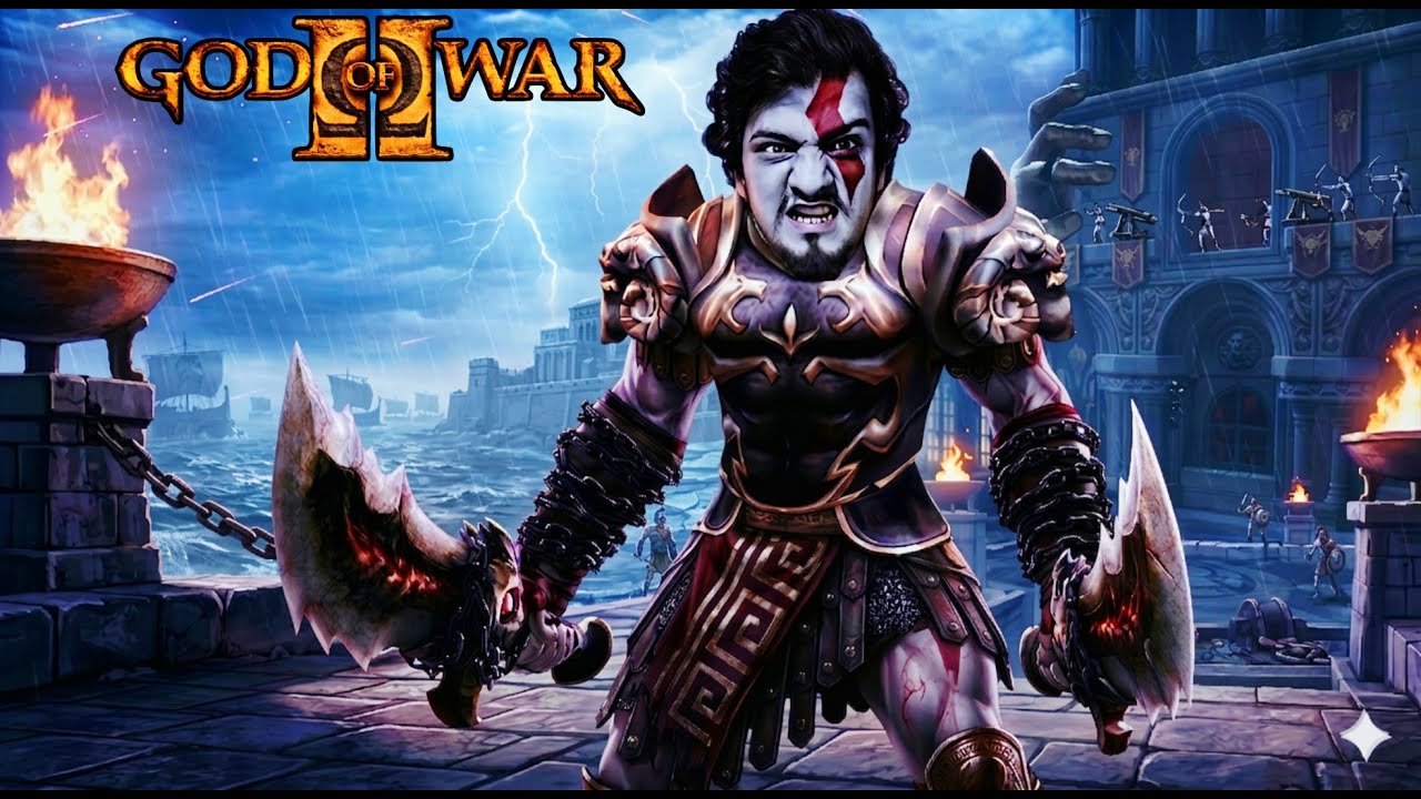 GOD OF WAR MARATHON [ GOD OF WAR 2 ] PART-3 (Portrait)