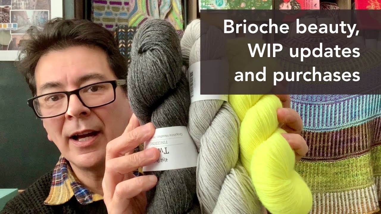 337 - Brioche Beauty Arsringar Knit Shawl, WIP Updates and New Makes