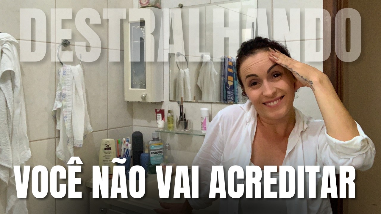 DESTRALHANDO: O BANHEIRO era pequeno, mas tinha COISA DEMAIS